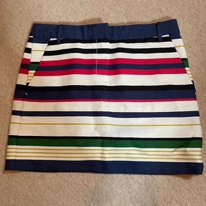 NEW JCrew Striped Mini Skirt